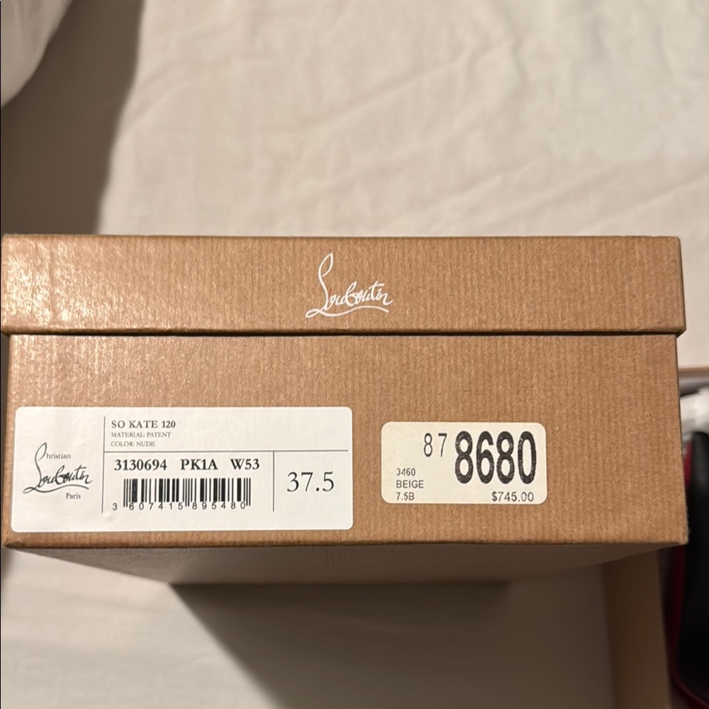 Christian Louboutin Beige Shoe Box